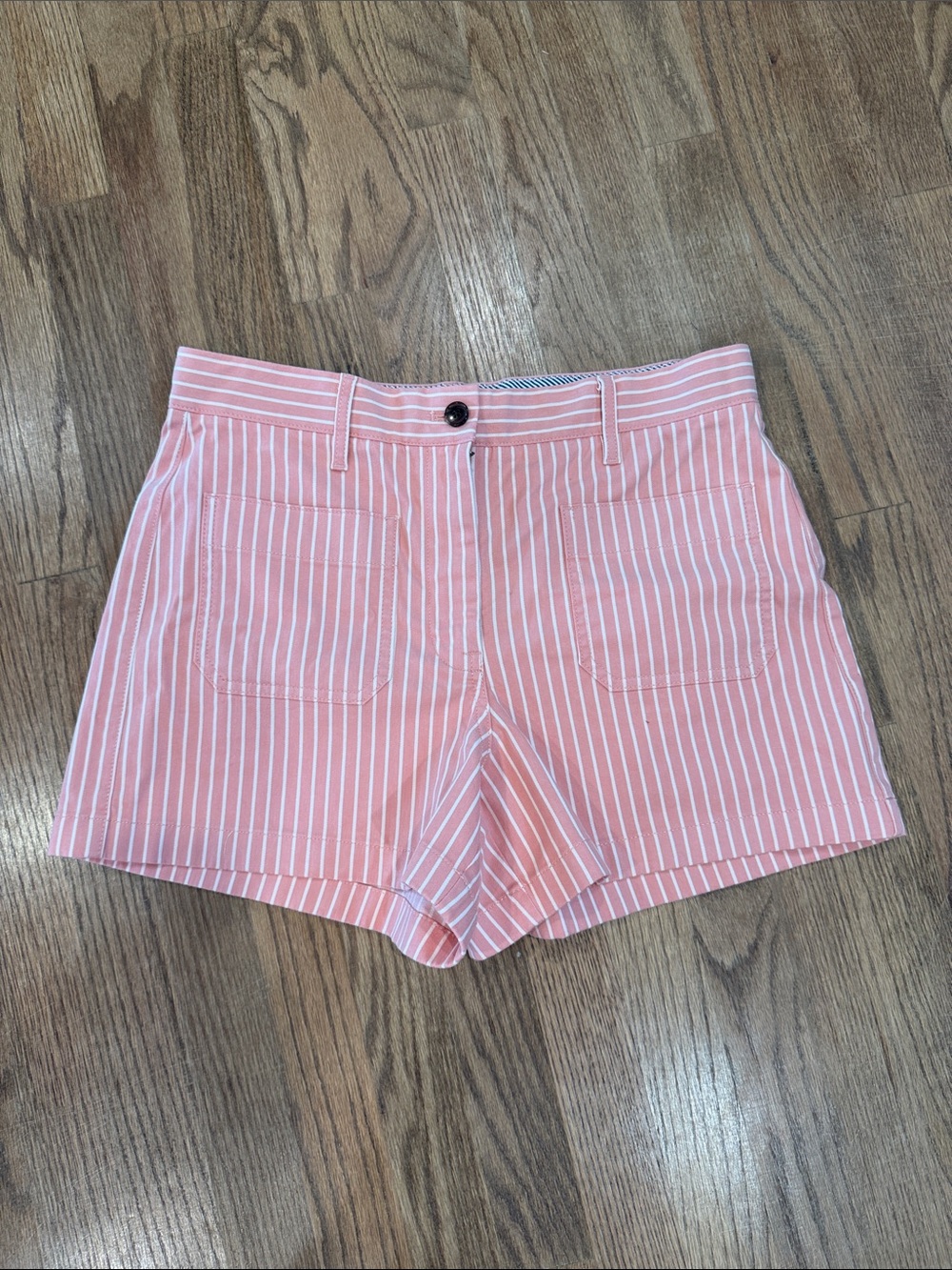 NWT J Crew patch pocket chino shirt in stripe